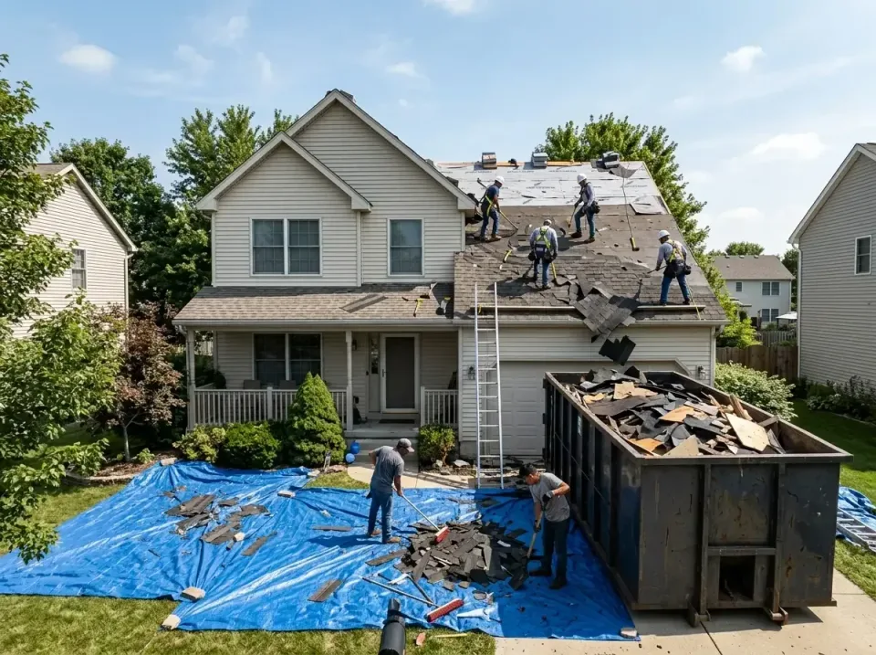 roof-replacement-debris-remova-004 — frequently asked questions, Cheapest Dumpster Rentals in Downers Grove, IL